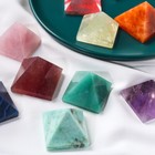 Natural Quartz Crystal Pyramid Chakra Healing Energy Gemstone Tower Unique Decor