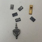 Dollhouse Miniatures Household Hardware Vintage 1 12 Hinges Door Knob Blind Mini