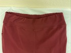 Popflex Brand Woman   s Workout Pants  3x  Maroon  3 4 Length  Fits Xl Or Xxl