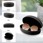 4 Pack Extra Large Hard Shell Eyeglasses Case  Protective Case For Eyeglasses An