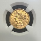 Sasa 1907 Gold Liberty Head  2 5 Dollar Quarter Eagle Coin Ngc Mint State 63