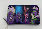 Loungefly Disney Villains In The Dark Ursula Evil Queen Hades Facilier Wallet