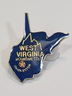 West Virginia Mountain State Charleston Souvenir Lapel Pin