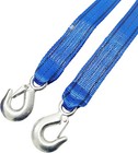 Hfs  r  2inch X 20ft Heavy-duty Tow Strap With Hooks   10 000-pound Capacity