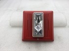 Edwards est 757-7a-t 15 75 Candela 24 Vdc Wall Mount Temporal Horn strobe In Red