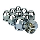 Alcoa 10 1 1 16 Push On Hex Flange Hug A Lug Nut Covers With Interior Metal 