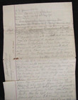 Civil War 1st New York Engineers Regiment  Detailed Handwritten  War Record 1886