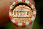 Tails Only Lincoln Cent Original Bank Wrap Roll Crocker Bank Obw Penny Roll
