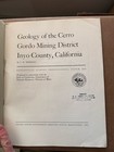 Geology Of Cerro Gordo Mining District Inyo Co   Ca Prof  Paper 408  1963 Maps