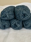 Lot 5 Skein Peruvian Soft Worsted Wool Cotton Yarn 8 7oz 248gr 422 Teal Green E