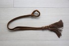 Wwii Japanese Navy Officer Sword Knot Tassel Brown Kai Gunto Original 19 5   Q25