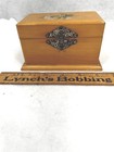 Antique Sewing Box Wood Advertising Clarks Spool Cotton W  Contents Dates 1800s
