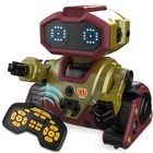 Interactive Smart Robot Toy Rechargeable Remote Control Emo Robot Gold Kids Gift