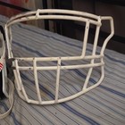 Riddell Full Face Football Helmet W  Facemask   Chin Strap White Large