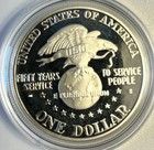 Proof 1991-s Uso Anniversary Commemorative Silver Dollar
