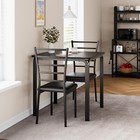    3 Piece Dining Table Set Kitchen Table And 2 Chairs Small Dining Furniture Set