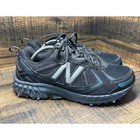 New Balance 410 Trail Running Shoes Mens 11 Black Gray All Terrain Mt410lb5