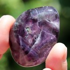 Tumbled Polished Stone  Fluorescent Fluorite  flu37 
