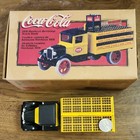 Vintage Ertl Coca-cola 1931 Hawkeye Beverage Truck Bank With Original Key   Box 
