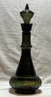 Vtg Jim Beam I Dream Of Jeannie Genie Bottle 1964 Smoke Green Decanter