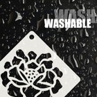 100pcs Stencils For Painting  3 Inch Reusable Small Stencil Flower Plant 100pcs