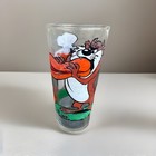 Vintage 1976 Pepsi Collector Series Glass Daffy Duck And Taz Tasmanian Devil