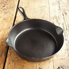 Vintage Griswold Cast Iron Skillet Frying Pan   5 Large Block Logo - Ironspoon