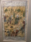 18-19th  Old Indo-persian  Painting Manuscripts Framed