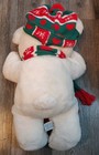 Vintage 1979 R  Dakin Plush Teddy Bear With  Winter Christmas Hat And Scarf 16 
