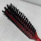 Vtg Boar Bristle Hair Brush France Tortoise Celluloid Style Barber Grooming 219j