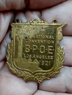 National Convention The Benevolent   Protective Order Of Elks  bpoe  1921 Badge