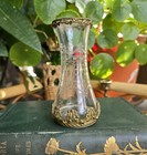 Antique Cut Crystal Bud Vase   Gilded Bronze Napoleon Iii Late 19th Century Rare