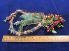 Vtg Millinery Flower Lot Collection Petite 1 4  Flower Fruit W garland  H5345