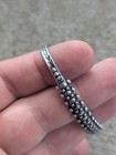 Old Indian Trading Post Sterling Silver Harvey Era Navajo Row Cuff Bracelet 