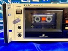 Teac C-3 3-head Cassette Deck White Rare Rack Handles Fully Serviced From Japan