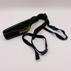 Genuine Nikon Camera Neck Strap Black   Yellow