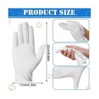 Funtery 240 Pcs Cotton Gloves Cotton Moisturizing Gloves Overnight Soft Cotto   