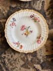 6 Antique Kpm Dinner Plates Floral Design With Gilding Scepter Mark  Rare 