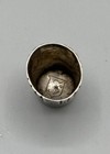 Antique Simons Bros   Sterling Silver Thimble  Panel   Scrolls  Size 8