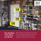 Ezstudrack Shelving System- 8 Pack White  32 Wood Screws-wood Not Included