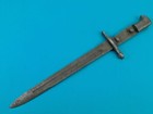 Antique Us Spanish American War Krag Rifle Bayonet Knife