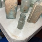 12 Doug Vintage Assorted Glass Bottles And As Found Medicine And Soda Type Dirty