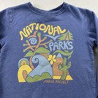 Parks Project Sweatshirt Youth Large Fleece Crewneck Blue National Park Nature