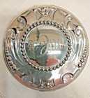 Vintage Estee Lauder Compact Silver Plated Extra Large W  Puff   Powder