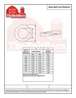 5 8  Alloy Steel Split Ring Lock Washers Grade 8 Black Oxide  pick Qty 