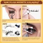 Reusable Magnetic Eyelashes With Applicator No Glue Needed Natural Lashes Kit