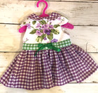 18 Inch Doll Clothes - Handmade Dress To Fit American Girl Type Dolls