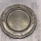 4 Vintage Rwp Wilton Armetale Country French Pewter Plates Satin 10 5    Usa