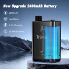 Portable Camping Shower 2600mah Rechargeable Camp Pump For Hiking Travel   new