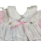 Vintage Mayfair Baby Dress 12m Pink White Floral Lace Ruffle Philippines